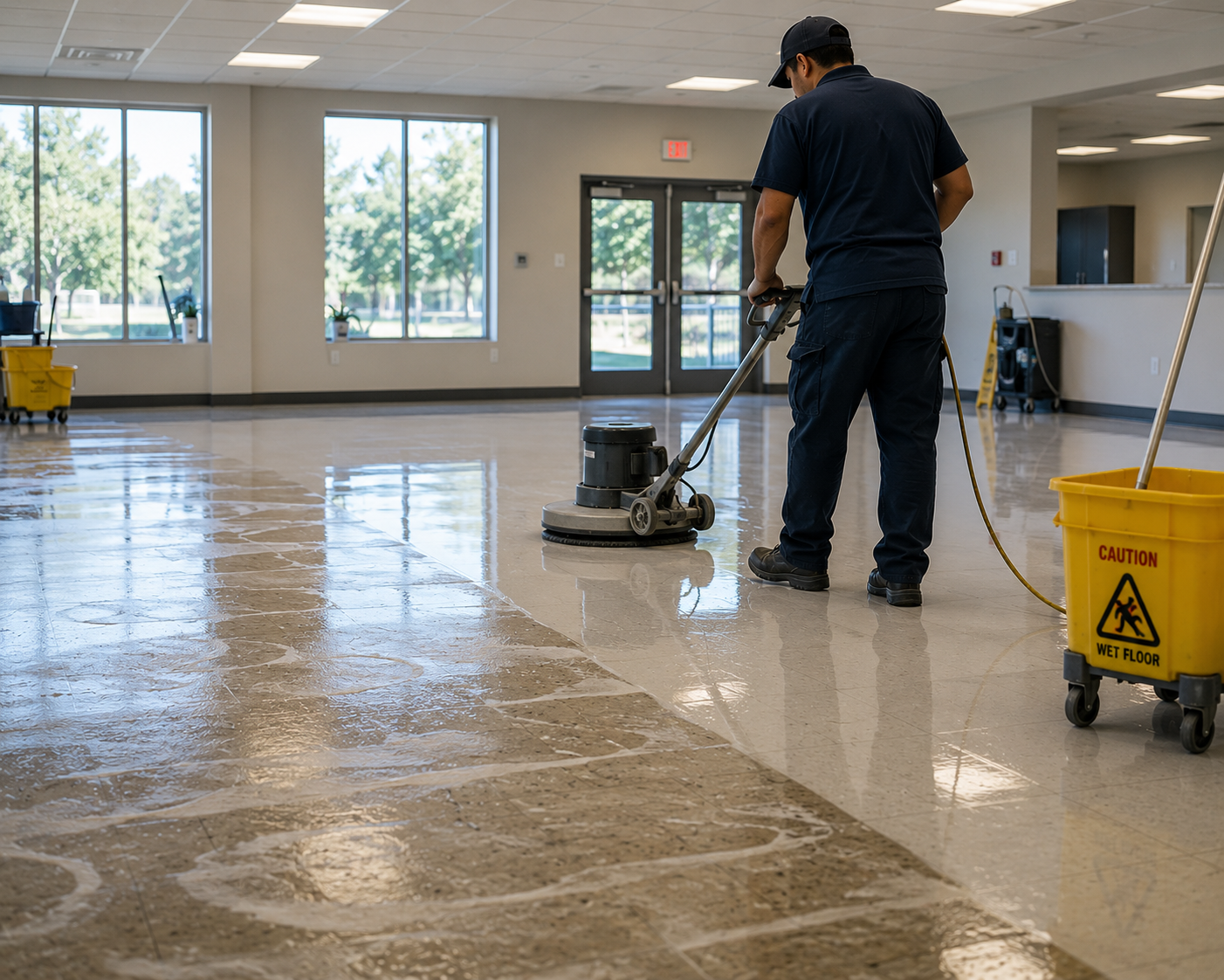 Floor Stripping & Waxing